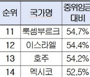 [최저임금위 6차 전원회의] 한국 초고속 인상률에도.. 노동생산성 해마다 떨어져