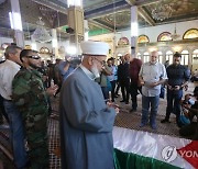 SYRIA PEOPLE AHMED JIBRIL FUNERAL