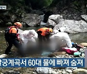 남원 달궁계곡서 60대 물에 빠져 숨져