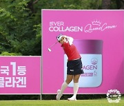 '박민지의 부진으로 대혼전'  KLPGA 투어 에버콜라겐 퀸즈크라운 지한솔 등 3명 공동 선두..최종 우승은 4라운드 막판에 가려질 듯 시즌 2승 도전