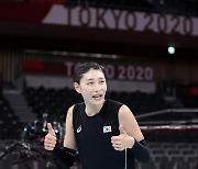 김연경 '도쿄에서 미소'