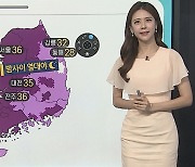 [날씨클릭] 내일 절기 '대서' 찜통더위 기승..자외선 무척 강해