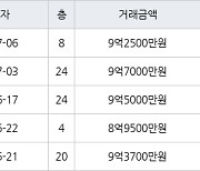 서울 노량진동 신동아리버파크 59㎡ 9억7000만원.. 역대 최고가