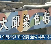 대구 염색산단 "타 업종 30% 허용" 추진