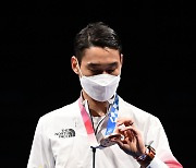 [MD포토] 김정환 '도쿄올림픽 동메달은 어떻게 생겼을까?'