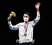 [MD포토] 김정환 '런던.리우에 이어 도쿄에서도 올림픽 3회 연속 메달'