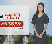 [날씨] 서울 올해 최고 기온 경신..당분간 폭염 계속