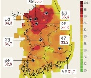 서울 오늘 낮 최고 36.5도..올해 들어 가장 더운 날