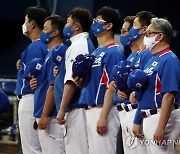[올림픽] '침묵한 타선' 야구 대표팀, LG와 힘겨운 2-2 무승부