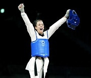 (TOKYO2020)JAPAN-TOKYO-OLY-TAEKWONDO-BRONZE MEDAL MATCH