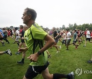 Virus Outbreak Britain Park Run