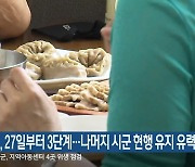 춘천시, 27일부터 3단계..나머지 시군 현행 유지 유력