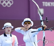 여자양궁 결승 진출..올림픽 9연패까지 '1승' 남았다