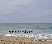 해운대 물놀이 실종 중학생 수색작업