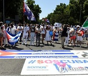 SPAIN CUBA PROTESTS