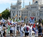 SPAIN CUBA PROTESTS