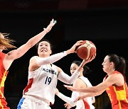 [도쿄올림픽] 여자 농구, 스페인에 접전 끝 '4점차' 패배