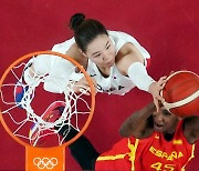 [도쿄올림픽] 3쿼터까지 대접전 한국 여자농구, 강적 스페인에 4점차 역전패