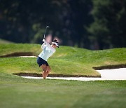 벙커샷을 시도하는 메간 캉 [LPGA 에비앙 챔피언십]