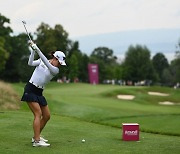 아이언 티샷을 시도하는 리디아 고 [LPGA 에비앙 챔피언십]