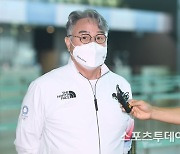 [ST포토] 인터뷰 갖는 김경문 감독