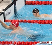 황선우 '200m 결승 7위'