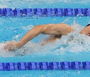 [올림픽] 150m까지 1위였는데..황선우 자유형 200m 아쉬운 7위(종합)