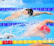 [포토] 황선우 '결승점 향한 스퍼트'