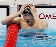 황선우, 자유형 200m 결승 7위..1위로 달리다 막판 역전 허용