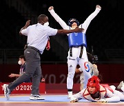 이다빈 극적인 역전극, 女태권도 67kg 초과급 결승행 [Tokyo 2020]