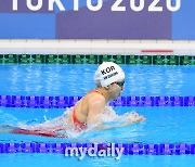 [MD포토] 김서영 '도쿄올림픽 여자 개인혼영 200m 준결승'