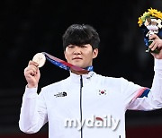 [MD포토] '동메달' 인교돈, '태권도 남자 80kg 초과급 동메달'