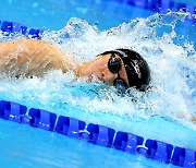 [도쿄 올림픽] 황선우, 자유형 100m 한국신기록..전체 6위 준결승 진출