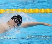 '아쉽다' 황선우, 자유형 200m 결승서 1분45초26 7위 마무리