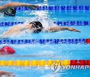 [올림픽] 경기 중반 1위 달렸던 황선우