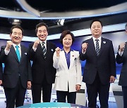 '원팀' 다짐한 민주당..TV 토론서 또 날 선 공방