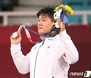 유도 100kg 조구함, 투혼의 '은메달'