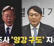 [나이트포커스] 윤석열·이재명 '양강 유지'..최재형 4위 부상