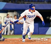 [올림픽포토]김현수, '이정후에 이어 백투백 홈런'