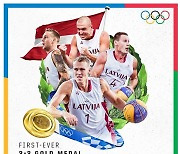 [20도쿄] 라트비아, 역사에 평생 남을 올림픽 3x3 초대 챔피언 등극!