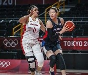 [20도쿄] 정말 잘 싸웠지만.., 한국 女농구대표팀 캐나다 높이에 울었다