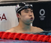 Hwang Sun-woo finishes fifth in men's 100m freestyle final