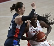 박지수 더블더블 분투에도..女농구, 캐나다에 21점 차 완패 [도쿄올림픽]