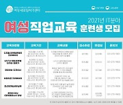 경기도일자리재단, 여성IT직업교육 6개 과정 116명 모집
