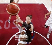 [도쿄올림픽] 박지수 더블 더블 활약에도..한국, 세계 4위 캐나다에 접전 끝 패배