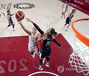 '박지수 더블더블' 한국 여자농구, 캐나다에 53-74 패 [올림픽 농구]