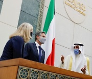쿠웨이트 국회 방문한 토니 블링컨 美 국무장관