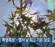강원 전역 '폭염특보'..영서 낮 최고 기온 36도