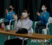 '올림픽 첫 양궁 3관왕 도전' 안산 응원전