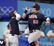 '한국은 힘겨웠는데' 미국, 이스라엘 8-1 손쉽게 격파..오스틴 3타점 [도쿄올림픽]